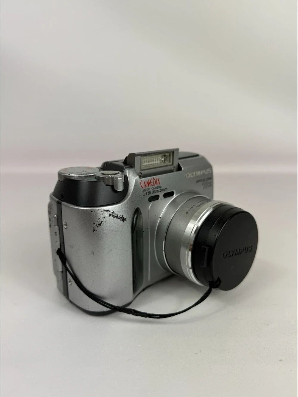 Olympus CAMEDIA C-730 Ultra Zoom 10x Compact Digital Camera Tested Works